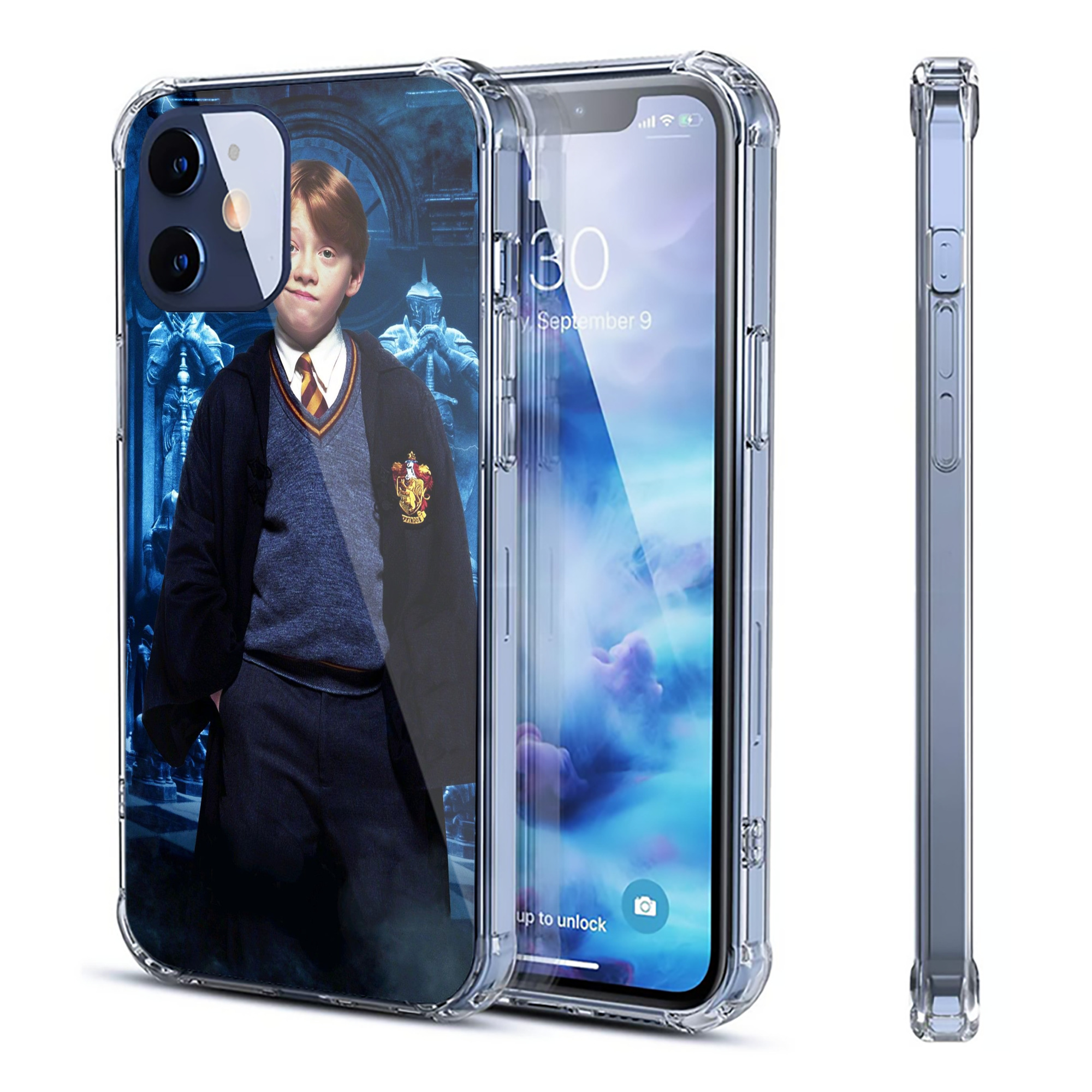 （画像用） Harry Potter ハリー・ポッターシリーズ 【iPhone 12シリーズ対応】透明スマホケース（クリアソフトケース）